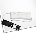 ISOLED Panneau à LED ECO BACKLIGHT LINE 625 lot de 6, gradable 36W 4350lm 4000K CRI 80-89