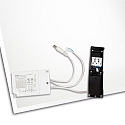 ISOLED Panneau à LED ECO BACKLIGHT LINE 625 lot de 6, gradable 36W 4350lm 4000K CRI 80-89