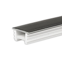 accessories profile cover FLEX-COVER16 TWIST+BEND, opal, black 500cm