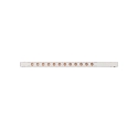 ISOLED Luminaire sur rail avec grille TRACK48 LINE+ MINI ON-OFF 34CM commutable, prismatique IP20, noir 