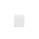 Embout TRACK48 FLAT H25 2 pi�ces, avec couverture, blanche