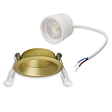ISOLED Projecteur encastr� BACK68 pivotant IP20, or gradable