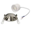 ISOLED Projecteur encastr� BACK68 pivotant IP20, nickel gradable