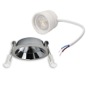 ISOLED Projecteur encastr� BACK68 pivotant IP20, chrome gradable