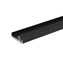 Profilé pour bord d'étagère FURNIT 10 SHELF, noir