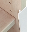 ISOLED Profilé pour bord d'étagère FURNIT 10 SHELF, blanche