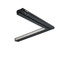 ISOLED track corner luminaire TRACK48 vertacal IP20, black dimmable
