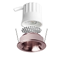 ISOLED Projecteur encastré BACK32 rond, reculer IP20, or rose gradable