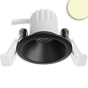 Projecteur encastr� BACK45 rond, reculer IP20, noir gradable