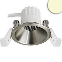 Projecteur encastr� BACK45 rond, reculer IP20, acier inoxydable gradable