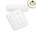 3-phase spot MATRIX swivelling, rotatable IP20, white 