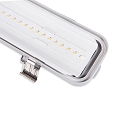 ISOLED damp-proof luminaire SL POWERSWITCH ON-OFF - 60CM / 14-20W impact resistant, switchable, multipower IP66, light grey 