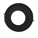 Cadre de montage MR11/GU10 MINI SPOT rond, noir