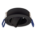 ISOLED Cadre de montage MR11/GU10 MINI SPOT rond, pivotant, noir