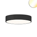 Luminaire de plafond DN600 IP44, noir gradable