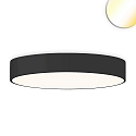 Luminaire de plafond DN800 IP44, noir gradable