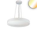 Lampe suspendue DN600 IP44, blanche gradable