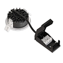 ISOLED recessed spotlight VARIO-68 IP65, chrome 