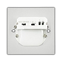 ISOLED Luminaire d'encastrement mural  SYS-WALL68 IP44, blanche 