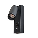 ISOLED Lampe de lecture avec connexion USB, noir 