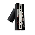 ISOLED Lampe de lecture avec connexion USB, noir 