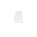 Embout TRACK48 FLAT H25 2 pi�ces, avec couverture, blanche