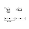 ISOLED Bande LED siliconée FW1903S SPI FLEXTUBE 6LED/IC blanche