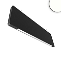 Luminaire suspendu acoustique BAFFEL LAMP30HID - 150CM - SYS-PRO - 4000K+SKYBLUE haut bas, contr�lable par Sys-Pro, noir