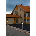 Konstsmide Luminaire mural d�ext�rieur HEIMDAL E27 IP44, opale, argent