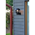 Konstsmide Luminaire mural d�ext�rieur HEIMDAL E27 IP44, noir , transparent