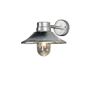 Luminaire mural d�ext�rieur VEGA avec abat-jour E27 IP54, galvanis� gradable