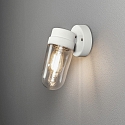 Luminaire mural d’extérieur VEGA sans abat-jour E27 IP54, blanche gradable