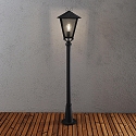 Luminaire d'all�es BENU E27 IP23, couleurs fum�e, noir 