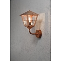 Luminaire mural d�ext�rieur FENIX E27 IP23, cuivre, couleurs fum�e