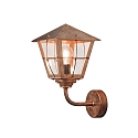 Konstsmide Luminaire mural d�ext�rieur FENIX E27 IP23, cuivre, couleurs fum�e