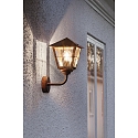 Konstsmide Luminaire mural d�ext�rieur FENIX E27 IP23, cuivre, couleurs fum�e