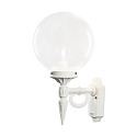 Konstsmide Luminaire mural d'extérieur ORION E27 IP23, transparent, blanche