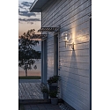 Konstsmide Luminaire mural d'extérieur ORION E27 IP23, transparent, blanche
