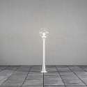 Luminaire d'allées ORION E27 IP44, transparent, blanche