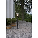 Luminaire d'allées ORION E27 IP44, noir , transparent