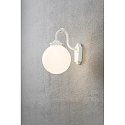 Konstsmide Luminaire mural d'ext�rieur ARCTURUS E27 IP23, opale, blanche