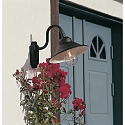 Konstsmide Luminaire mural d'ext�rieur VEGA E27 IP23, noir , transparent