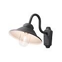 Konstsmide Luminaire mural d'ext�rieur VEGA E27 IP23, noir , transparent