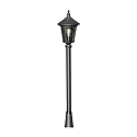 Konstsmide Tête de luminaire VIRGO E27 IP23, couleurs fumée, noir 