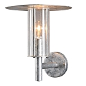 Konstsmide Luminaire mural d�ext�rieur MODE r�sistant aux chocs E27 IP54, acier, transparent