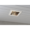 Konstsmide Plafonnier encastr� version pour montage encastr� E27 IP23, blanche