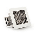 Konstsmide Plafonnier encastr� version pour montage encastr� E27 IP23, blanche