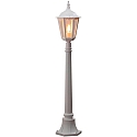 Path luminaire FIRENZE, E27 max. 100W, white aluminium / clear glass