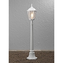 Konstsmide Path luminaire FIRENZE, E27 max. 100W, white aluminium / clear glass
