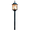 Luminaire d'all�es MILANO E27 IP43, limpide, satin�, noir , argent